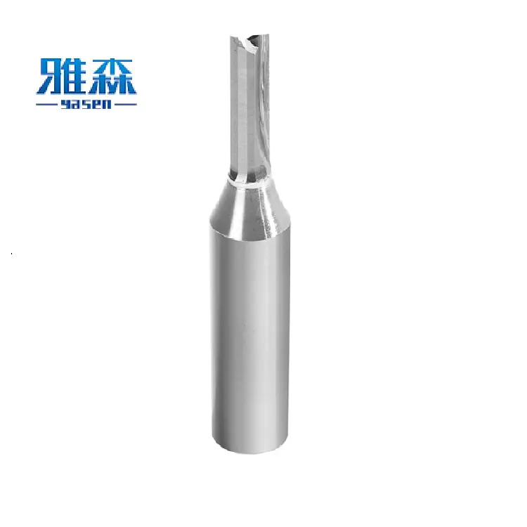 2022 Yasen Công Nghiệp Lớp TCT 2 Flute Straight End Mills Để Cắt Gỗ