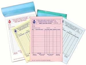 5つのカーボンレスインボイスレシートレコードブック2部50セット重複レシートフォームカスタム - Product Image 4