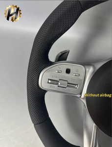 Volant de course sport en cuir de haute qualité et fibre de carbone pour <span class=keywords><strong>Mercedes</strong></span>-Benz Classe E (W212/W213) Classe C GLA/GLC/GLE/GLS - Product Image 5