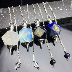 Pendentif Symbole Hexagonal pour Divination Reiki, Hypnotisme, Chakra, Chaîne de Cristal, Pierre de Guérison en Gros, Gemme d'Amour, Art Populaire - Product Image 5