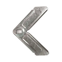 Conduit d'air en acier galvanisé Coin TDF pour le chauffage Forme carrée en acier inoxydable pour hôpitaux, écoles Solution de conception graphique