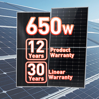 Panneaux solaires ultra puissants 650W, module solaire Jinko 670 Watt, type N TOPCon, bifacial, double vitrage, module PV haute puissance
