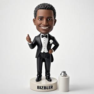 Personalizzabile in resina Bobble Head nuovo modello di figura dello sposo <span class=keywords><strong>immagine</strong></span> realistica fatta a mano per la decorazione della casa artigianato uso souvenir - Product Image 6