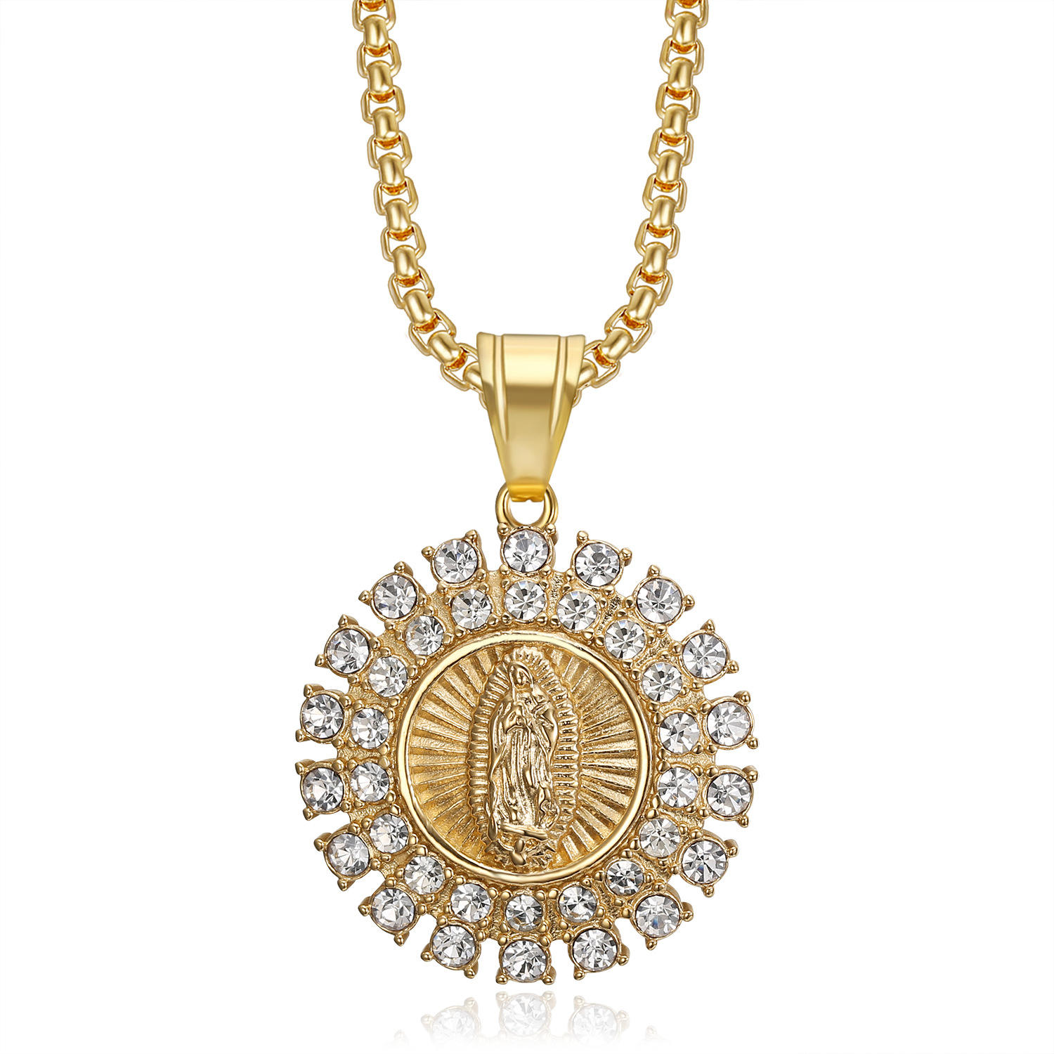 จี้เดี่ยวสีทองไม่มีโซ่