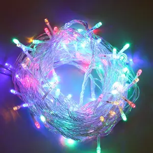 אור 10m Suppliers-Linkable 120V 240V חג המולד פיות Led מחרוזת אורות קישוט 10m לחתונה מסיבת חג עץ חג המולד תאורה