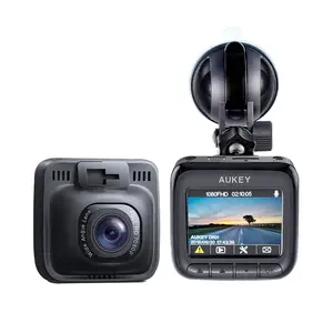 Full HD 1080p 2 inç ekran Sony sensörü G sensörü hareket algılama HD araba dvr'ı Mini araba kamera DR01 Aukey Dash cam