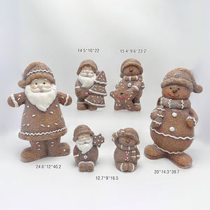ที่โชว์ขนมปังขิงขนาดเล็กงานประดิษฐ์ทำจากเรซิ่นเรซิ่นของตกแต่งคริสต์มาสตกแต่งบ้านซานตาคลอสคริสต์มาส - Product Image 1