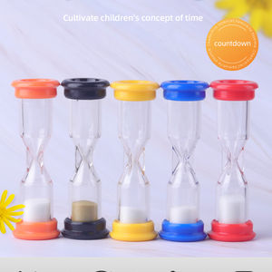 Sablier en plastique sans tube en verre, mini sablier de 30 secondes pour enfants, accessoires de jouets, sablier rose de 1 minute - Product Image 2