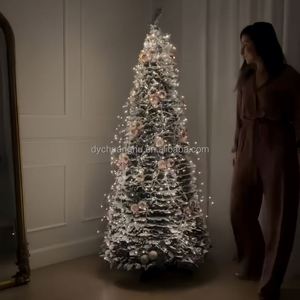 Árbol de Navidad Plegable de Alta Calidad de 150 cm El árbol viene con luces y decoraciones. - Product Image 1