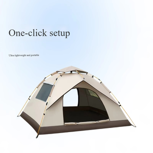 Outdoor Automatic Camping <strong>Tent</strong> - Lightweight Foldable Sunproof 2-4 Person Family Travel <strong>Tent</strong> - Product Image 4