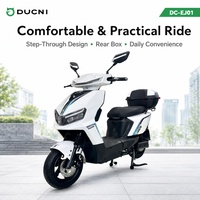 Scooter électrique 72V 1500W, moto électrique à grande vitesse pour les déplacements urbains