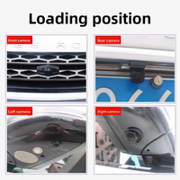 Caméra panoramique avant et latérale 360° pour Land Rover |   Caméra de recul étanche 1080P 3D avec DVR 4 canaux et protection contre les surtensions