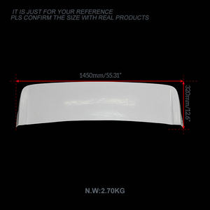 สปอยเลอร์หลังสำหรับรถยนต์โตโยต้า โคโรลล่า AE86 ทรูโน่ แฮทช์แบค รุ่น TR ปี 84-87 - Product Image 2