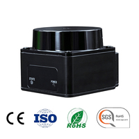 Scanner laser 360° LiDAR 2D, mesure de distance de 25 m pour la navigation AGV, protection de sécurité, IP65, LiDAR anti-collision ultra-fin
