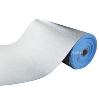 Rouleau d'isolation thermique en mousse XPE avec feuille d'aluminium réfléchissante personnalisée, barrière de chaleur radiante, couverture de toit découpable pour bâtiment