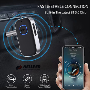 J22 BT v5.0 không dây Car Kit cho Receiver và rảnh tay cho 2 thiết bị 3.5 mét aux Audio adapter cho âm nhạc trực tuyến - Product Image 3