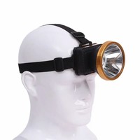 Linterna Frontal LED Industrial Brillante con Batería Integrada, Modo Alto/Bajo, Resistente al Agua, para Exteriores