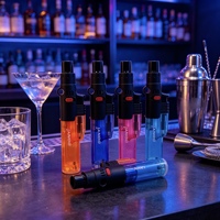 Briquet torche au butane D LOCK rechargeable, coupe-vent, en plastique, pour le camping, le barbecue et la cuisine