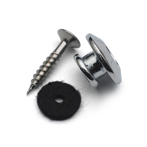 Hebilla Metálica <span class=keywords><strong>para</strong></span> Correa de <span class=keywords><strong>Guitarra</strong></span> 16x9, Botón de Correa, Cierre de Seguridad <span class=keywords><strong>para</strong></span> Correa de <span class=keywords><strong>Guitarra</strong></span>, Cromado - Product Image 3