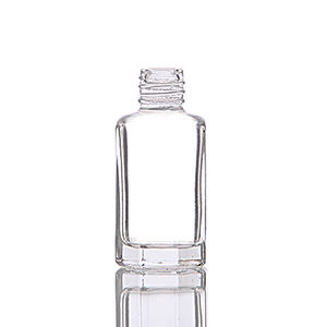 Şeffaf Esansiyel Yağ Parfümü 50ml Kapaklı Roll-on Cam Şişe - Product Image 1