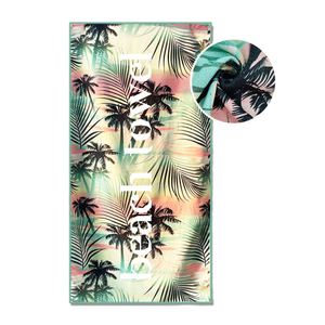 Toalla de Playa y Piscina Personalizada, Ligera, de Microfibra con Tejido Waffle, Reciclada, con Logotipo Impreso Personalizado - Product Image 1