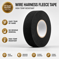 Ruban adhésif en silicone imperméable et résistant à la chaleur, imprimé sur mesure OEM pour faisceau de câbles automobile, rouleau de 15 m
