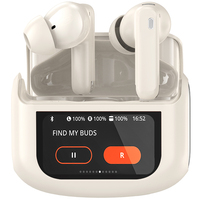 Nouveaux Écouteurs TWS 076D Pro Air Buds ANC ENC Annulation de Bruit Écran Tactile Casque de Jeu Écouteurs Intra-Auriculaires