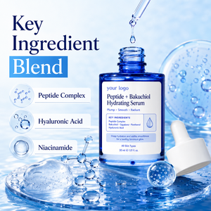 Suero Hidratante Revitalizante ODM Personalizado con Bakuchiol y Niacinamida para Revitalizar la Piel Opaca, Suavizar la Textura y Mejorar la Elasticidad - Product Image 4