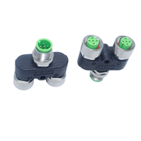 Personnalisé M5 M8 M16 7/8 M23 PVC PUR Étanche Mâle Femelle 3 4 5 6 8 12 Broches Montage sur Panneau Capteur Circulaire M12 Connecteur Connecteurs