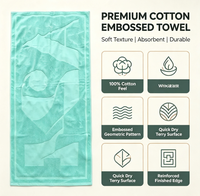 Luxury Modern Novelty 100% Cotton Yarn-Dyed Jacquard Windproof Quick-Dry Breathable Sand-Free Raised Terry Beach Bath Towel