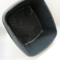 Bassin de lavage de la vaisselle, capacité de 10.5l, meilleur bac à aliments, filtre d'évier, tube épais rectangulaire, en plastique