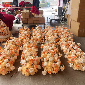 Guirlande de table décorative LEDA, centre de table de mariage, arrangement de décoration, boule de fleurs artificielles, centre de table - Product Image 6