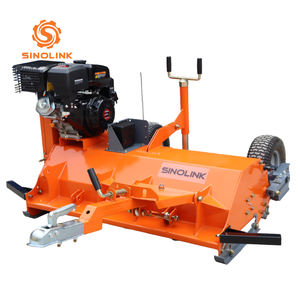 <span class=keywords><strong>Tondeuse</strong></span> à fléaux à essence monocylindre industrielle 15HP 420cc |   Hauteur de coupe réglable de 25 à 70 mm, démarrage électrique, autopropulsé - Product Image 1