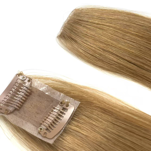 All'ingrosso 100% indiano Remy Extension capelli umani Mono Base Clip in Root <span class=keywords><strong>frangia</strong></span> & Mini capelli pezzi per le donne - Product Image 4