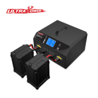 UP4000-24S daya Ultra, 4000W 25A 2 port 16-24s, pengisi daya baterai Drone pertanian 60 menit untuk terisi penuh dua baterai