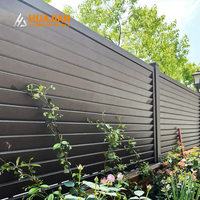 Panneaux de clôture en alliage d'aluminium moderne sur mesure OEM 6063 T5 pour la décoration de cour, personnalisables, certifiés CE, installation facile, garantie 3 ans