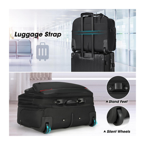 Bolsa <span class=keywords><strong>para</strong></span> ordenador <span class=keywords><strong>portátil</strong></span> rodante Mujeres Hombres <span class=keywords><strong>Maletín</strong></span> rodante <span class=keywords><strong>para</strong></span> mujeres <span class=keywords><strong>con</strong></span> <span class=keywords><strong>ruedas</strong></span> Bolsas <span class=keywords><strong>para</strong></span> ordenador rodantes de 17,3 pulgadas - Product Image 4