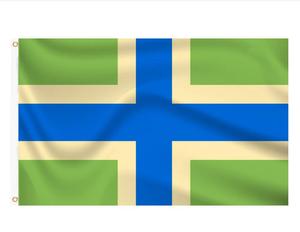 Drapeau des î<span class=keywords><strong>les</strong></span> Falkland, drapeau extérieur personnalisé 3x5 pieds, bannière imprimée simple face, design personnalisé, drapeau de bienvenue pour la cour - Product Image 3