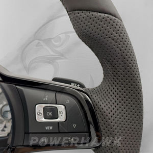 Volante Deportivo de Alta Calidad Compatible con VW Golf 6 7 8 GTI R <span class=keywords><strong>Line</strong></span> Polo Tiguan Passat CC Scirocco Jetta MK5 MK6 MK7 MK8 Scirocco - Product Image 4