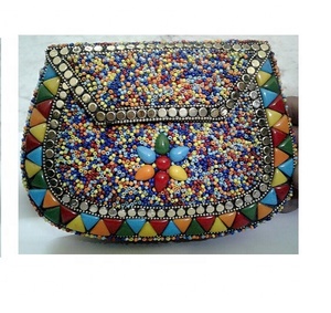 Bolsos de Mano para Mujer, Diseño de Concha Dorada, 100% Piedra Natural, Estilo Étnico, Mosaico Antiguo, a Bajo Precio por LUXURY CRAFTS - Product Image 2