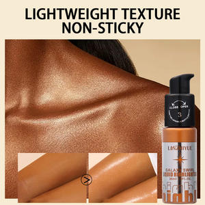 Para <span class=keywords><strong>Amazon</strong></span> Body Shimmer Oil Mineral Cream Maquillaje líquido para contorno facial y corporal Resaltado - Product Image 5