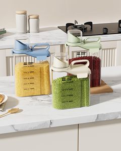 Boîte de rangement alimentaire en plastique réutilisable de qualité professionnelle, étanche, écologique, grande capacité, emballage en carton pour la cuisine - Product Image 3