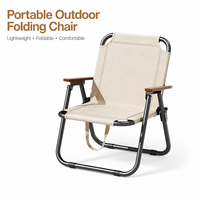 Chaise de camping pliable portable, chaise d'extérieur légère pour pique-nique, plage, pêche, randonnée et loisirs