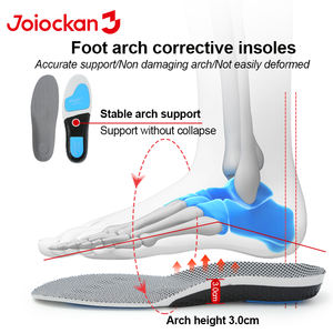 Plantillas Ortopédicas Premium de PU con Soporte de Arco, Amortiguación PORON y Refuerzo de TPU para Fascitis Plantar, Unisex - Product Image 2