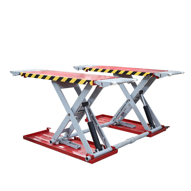 Capacity Alignment Scissor Lift New Designed Auto Scissor Car Lift Flush Good Quality 3 Ton Mid Rise Scissor Car Lift