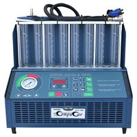 Máquina de Limpieza de Inyectores de Combustible Tektino INJ-8B de 8 Cilindros para Motores de Gasolina para Reparación Automotriz, Limpia y Prueba