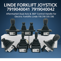 Linde chariot élévateur Joystick 7919040041 7919040042 Aftermarket double axe 360 degrés poignée de commande pour Linde 116 318 335 336
