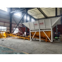 Nouvelle centrale à béton mobile entièrement automatique YHZG de 120 m³/h, à commande PLC, haute efficacité, pour mélange à sec, modèle 2026