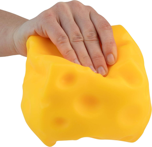 Juguete Sensorial Antiestrés de Queso Gigante al por Mayor, Juguete de Pan de Queso de Rebote Lento para Niños - Product Image 2