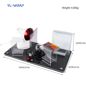 Auto Solar Film <span class=keywords><strong>Tester</strong></span> Isolamento Térmico Lâmpada De Aquecimento Window Film Demonstração Heat Infrared Lamp Test Kit - Product Image 5